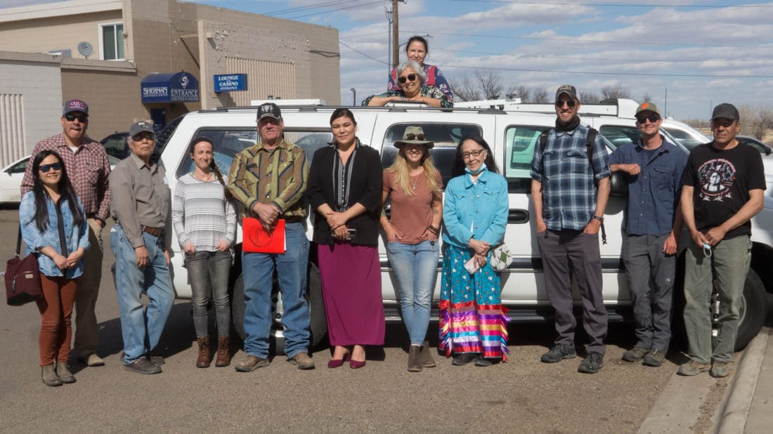 Fort Peck Pte Group Gathers For Reception Of Yellowstone Safari Company Vehicle Donation In Wolf Point Montana